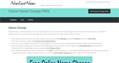Desktop Screenshot of newlastname.org
